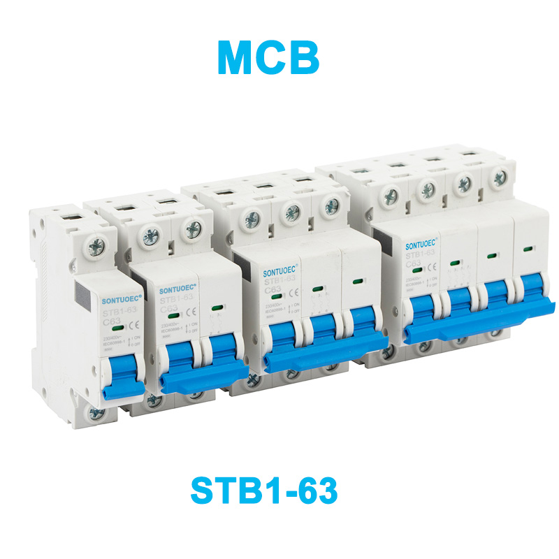 Competitieve C65-structuur STB1-63-serie miniatuurstroomonderbreker MCB