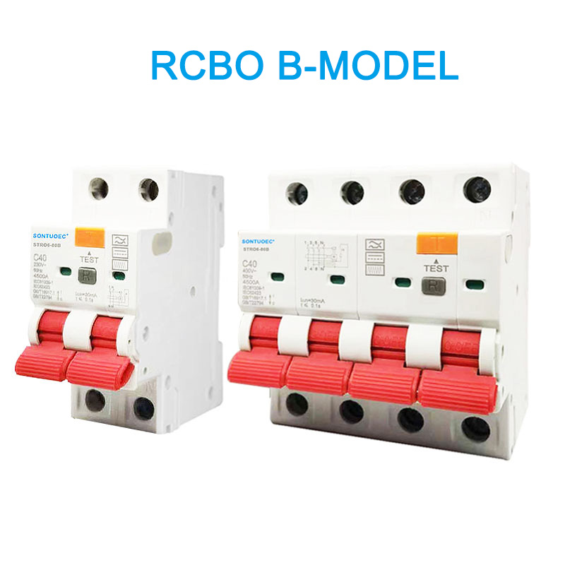 RCBO B Model 2p 4p Reststroomstroomonderbreker