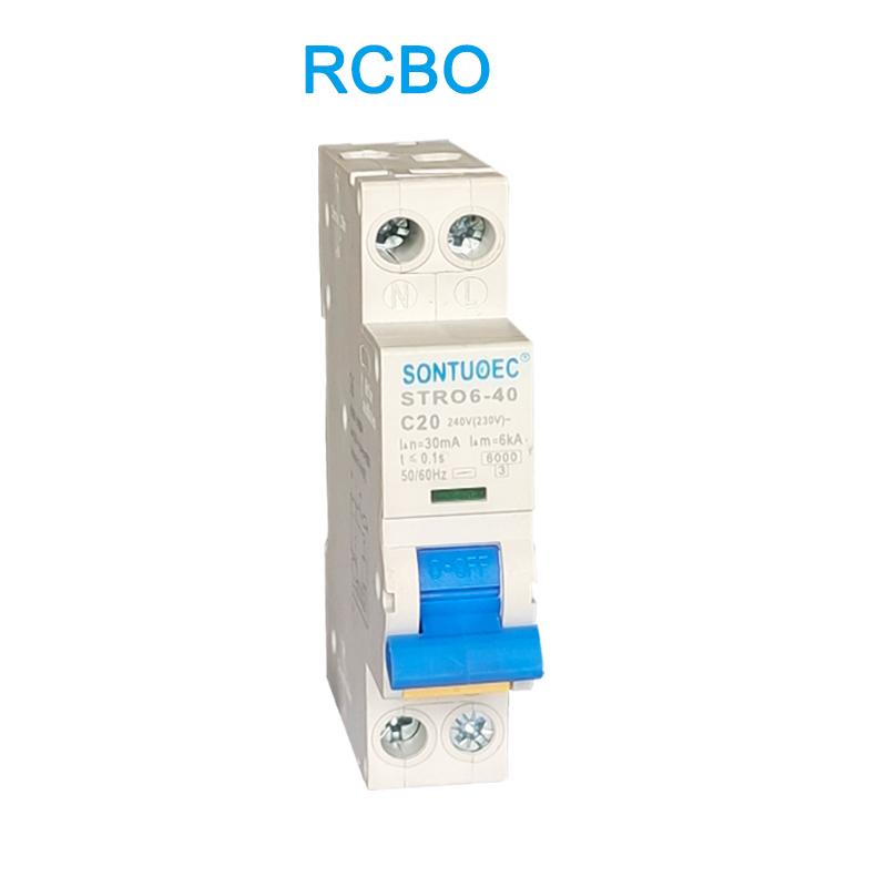 STRO6-40 stroomonderbreker Din Rail Type Installatie RCBO